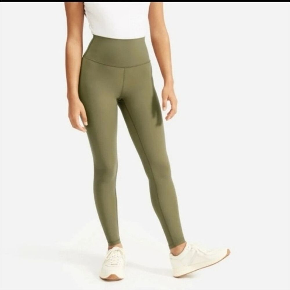 Everlane ReNew Performance‎ Leggings Olive Green Size Large